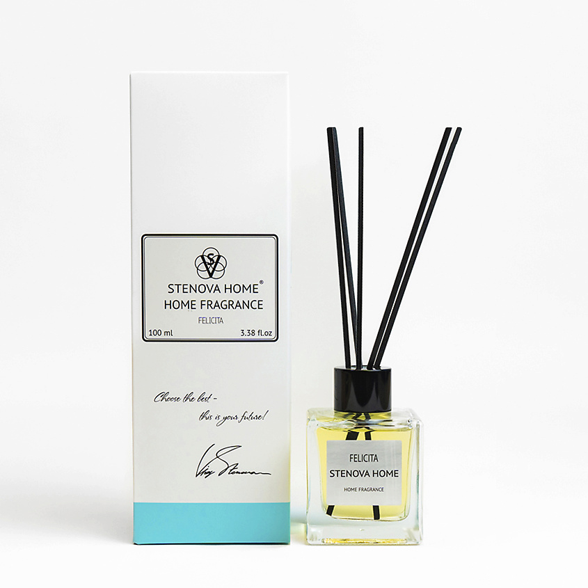 Изображение товара Аромадиффузор с палочками FELICITA 100 мл для дома и офиса