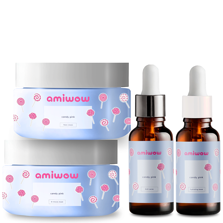 Изображение товара Косметический набор AMIWOW для лица 160 мл с уходом нового поколения
