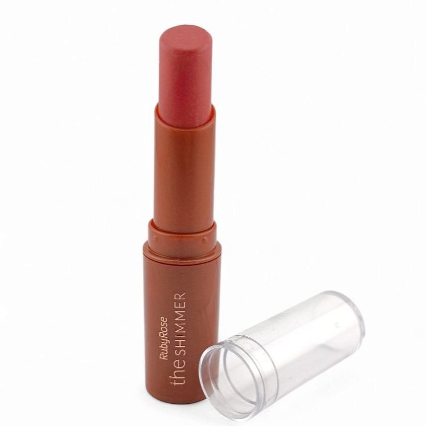 Изображение товара Мерцающая помада для губ Ruby Rose розовый, стойкая и водостойкая
