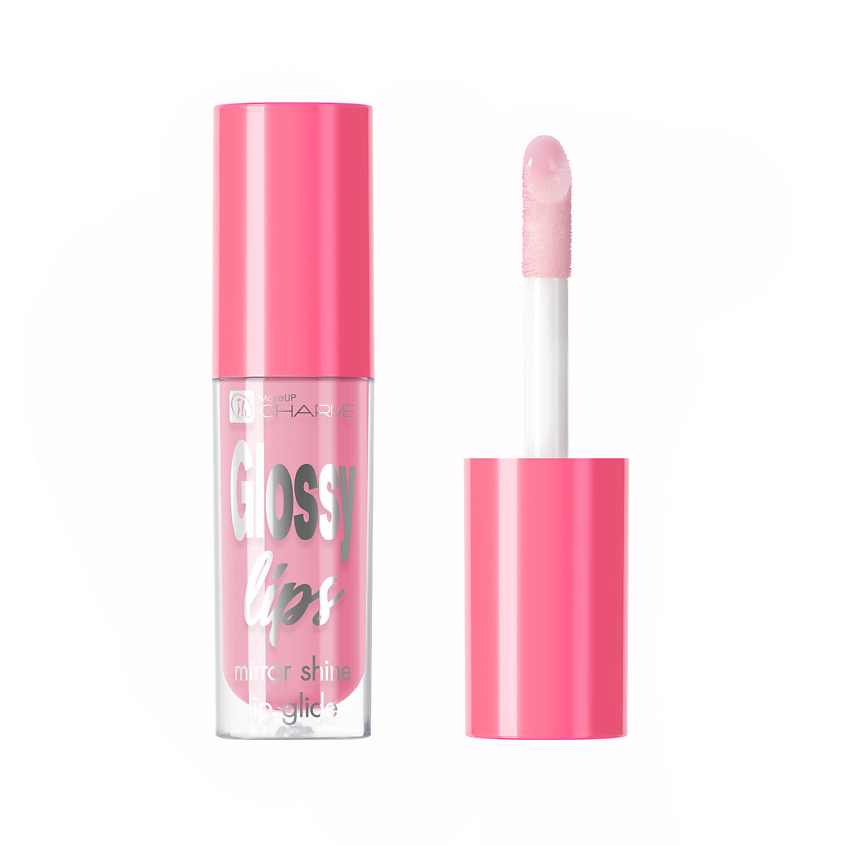 Изображение товара CHARME Глайд для губ зеркальный "Glossy Lips", 101 Розовый