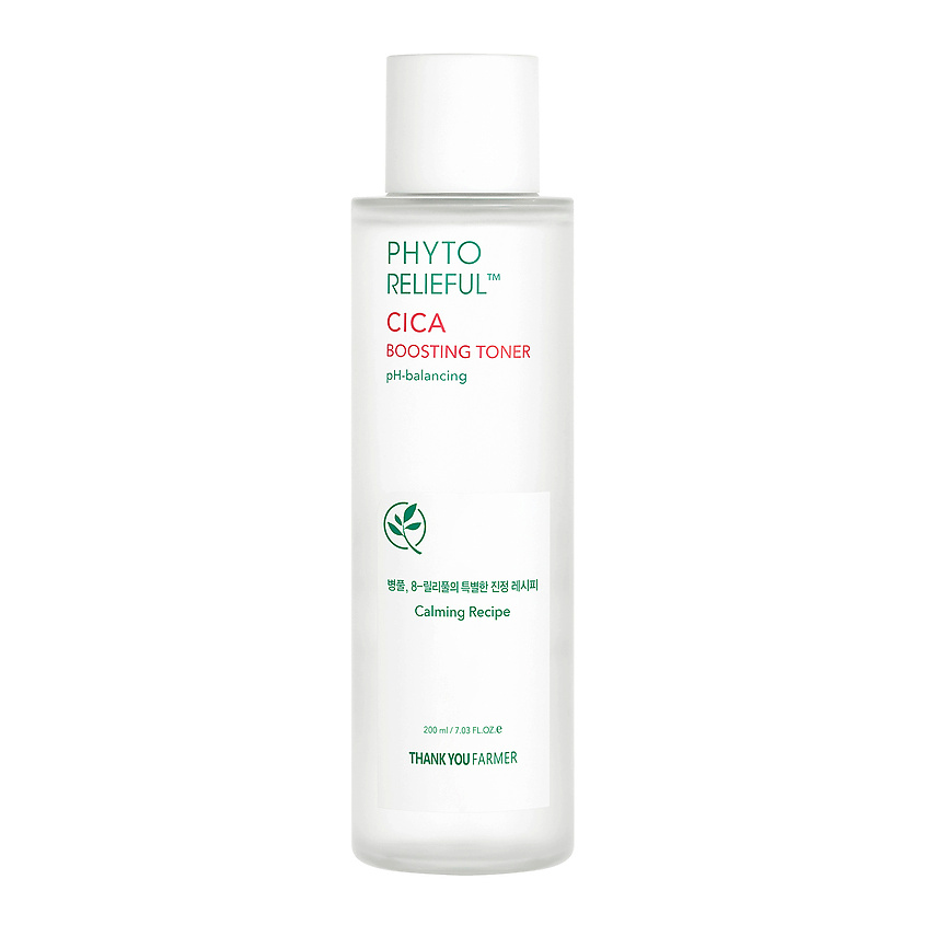 Изображение товара THANK YOU FARMER Phyto Relieful Cica Booster Toner для лица 200 мл