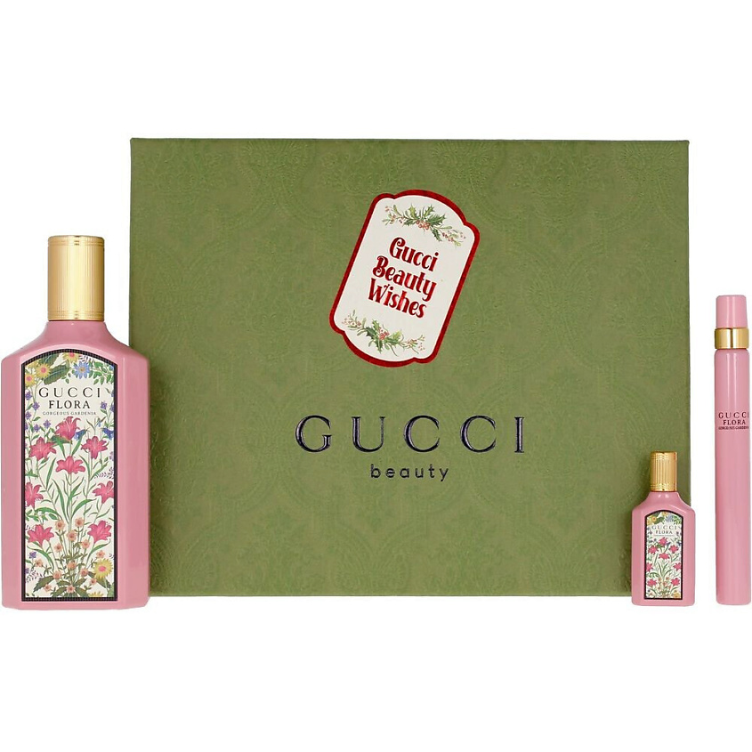 Изображение товара GUCCI Набор Flora Gorgeous Gardenia: Парфюмерная вода, 100 мл + 10 мл + 5 мл