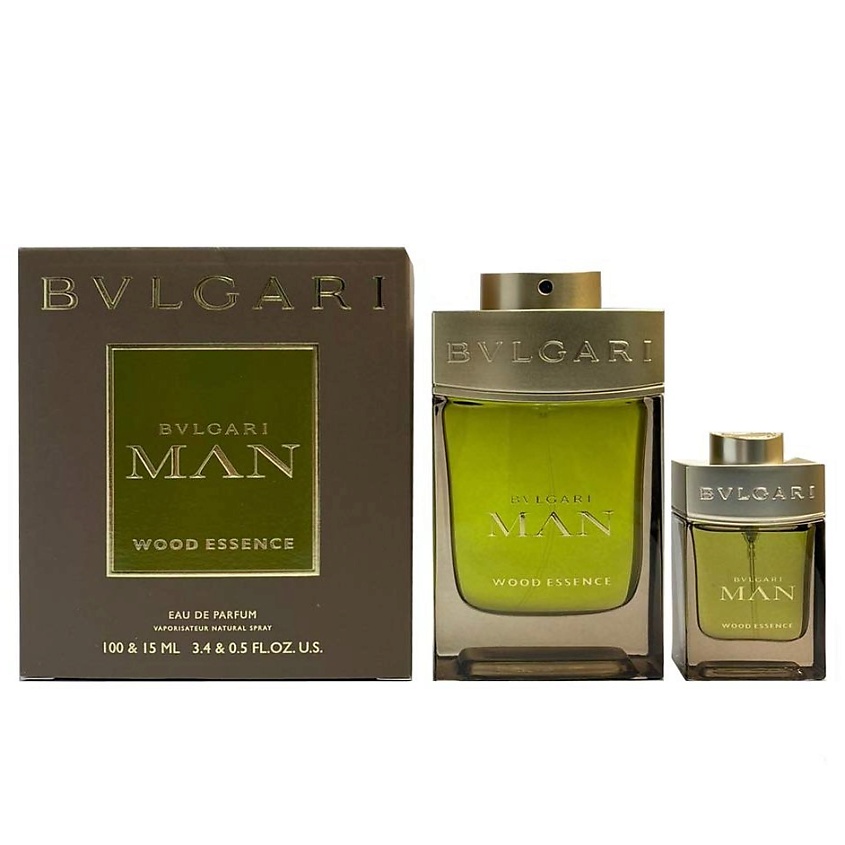 Изображение товара BVLGARI Man Wood Essence набор парфюмерии 100 мл + дорожный 15 мл мужской аромат