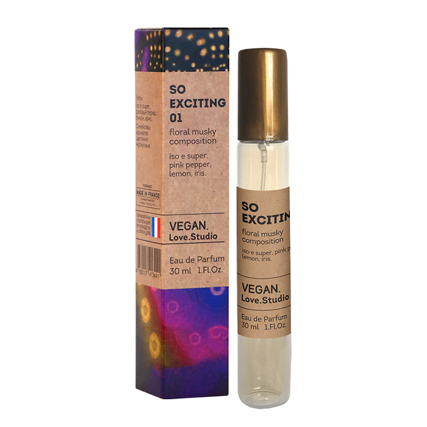 Изображение товара Парфюмерная вода VEGAN.LOVE.STUDIO So Exciting 01 30 мл свежий цитрусовый аромат
