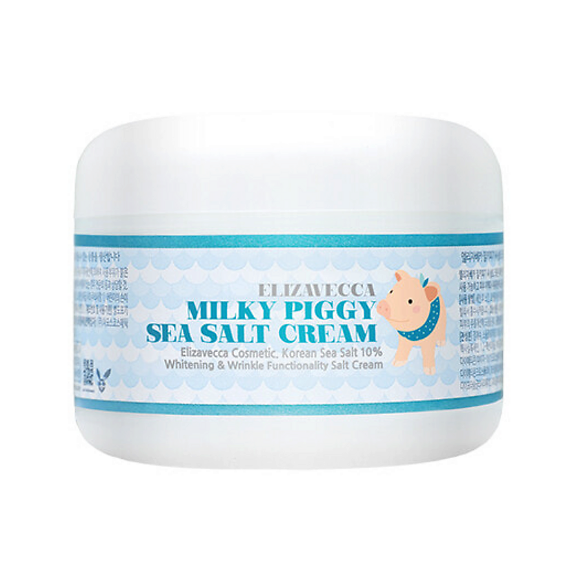 Изображение товара ELIZAVECCA Крем для лица с коллагеном и морской солью Milky Piggy Sea Salt Cream, 100 мл