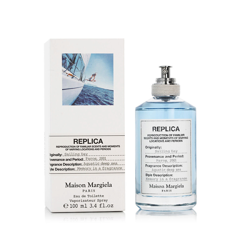 Изображение товара Maison Margiela Replica Sailing Day Туалетная вода 100 мл снабжает свежими морскими нотами