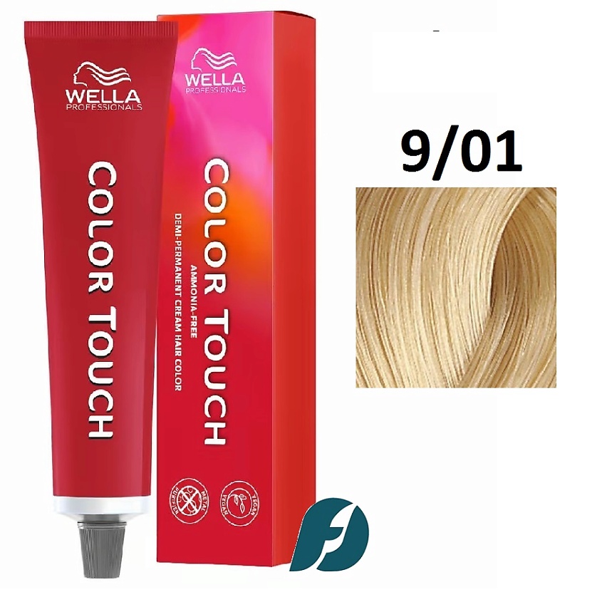 Изображение товара Wella Professionals Интенсивное тонирование для волос Color Touch 9/01 очень светлый блонд песочный