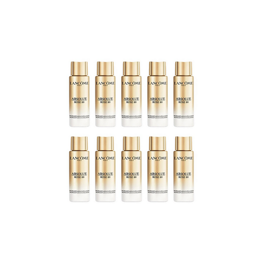 Изображение товара LANCOME Набор миниатюр эмульсии Absolue Rose 80 Micro-Diffusion in Emulsion, 10*10 мл