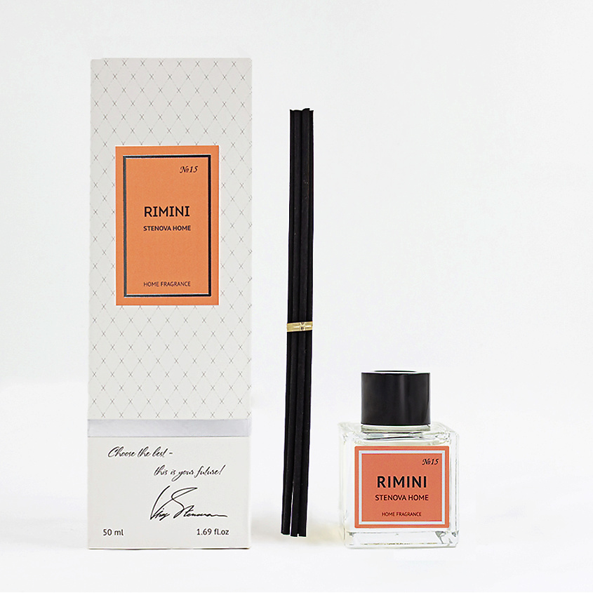 Изображение товара Аромадиффузор STENOVA HOME RIMINI №15 50 мл с палочками натуральный аромат морского побережья