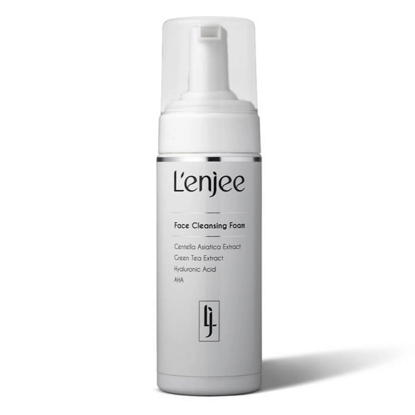 Изображение товара L'ENJEE Очищающая пенка для лица с гликолевой кислотой и зеленым чаем