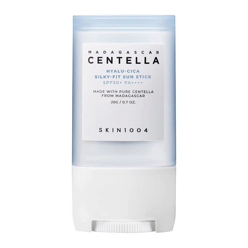 Изображение товара SKIN1004 Стик для лица солнцезащитный на основе мадагаскарской центеллы и гиалуроновой кислоты Madagascar Centella Hyalu-Cica Silky-Fit Sun Stick SPF 50+, 20 г