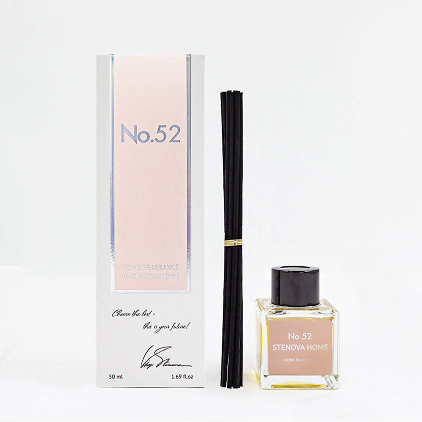 Изображение товара STENOVA HOME Аромадиффузор с палочками №52, 50 мл - аромат для дома