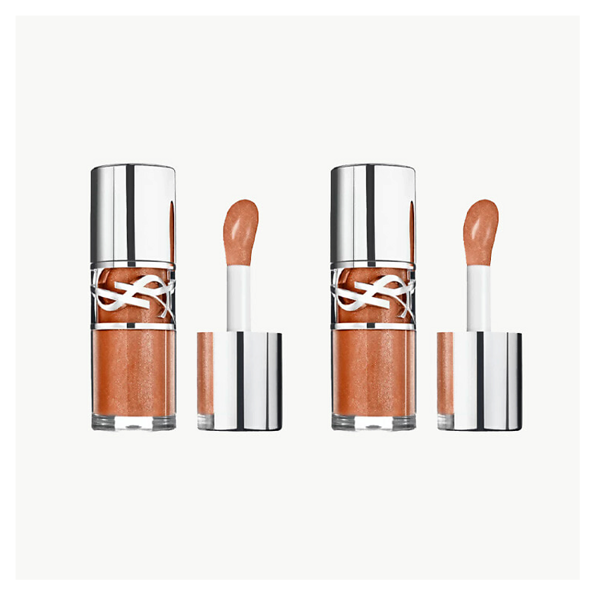 Изображение товара YVES SAINT LAURENT Набор блесков для губ Loveshine Plumping Lip Oil Gloss, №05 + №03