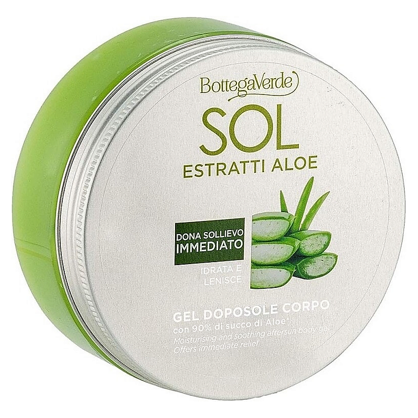 Изображение товара BOTTEGA VERDE Увлажняющий гель для тела после загара с алоэ Sol Aloe Aftersun Body Gel, 150 мл