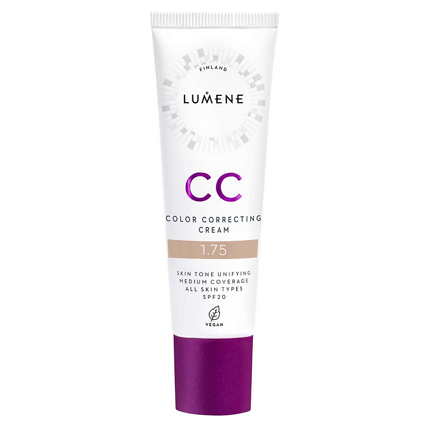 Изображение товара LUMENE CC Color Correcting Cream SPF20 № 1.75 для лица легкое покрытие увлажнение