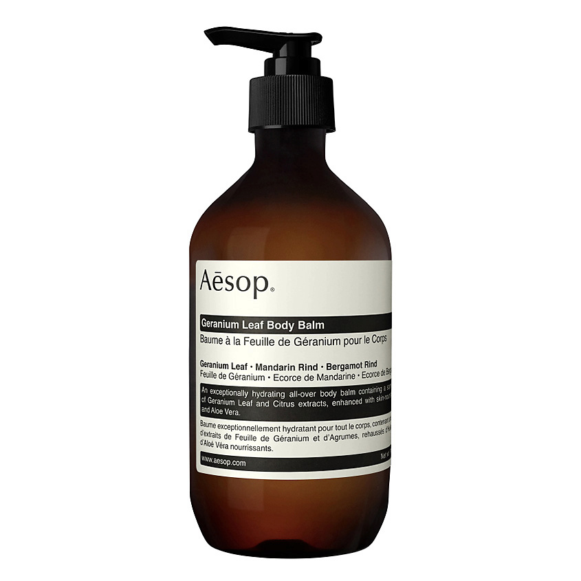 Изображение товара AESOP Бальзам для тела Geranium Leaf 500 мл увлажнение и уход за кожей