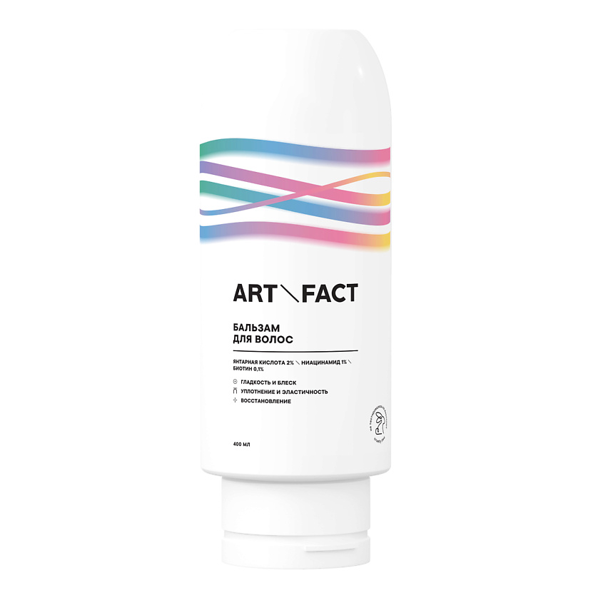 Изображение товара ART&FACT Бальзам для волос восстанавливающий и укрепляющий с янтарной кислотой 2%, 1 шт.