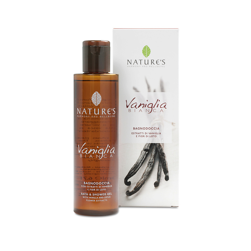 Изображение товара NATURE'S HARMONY AND WELLBEING Гель для душа Vaniglia Bianca, 1 шт.