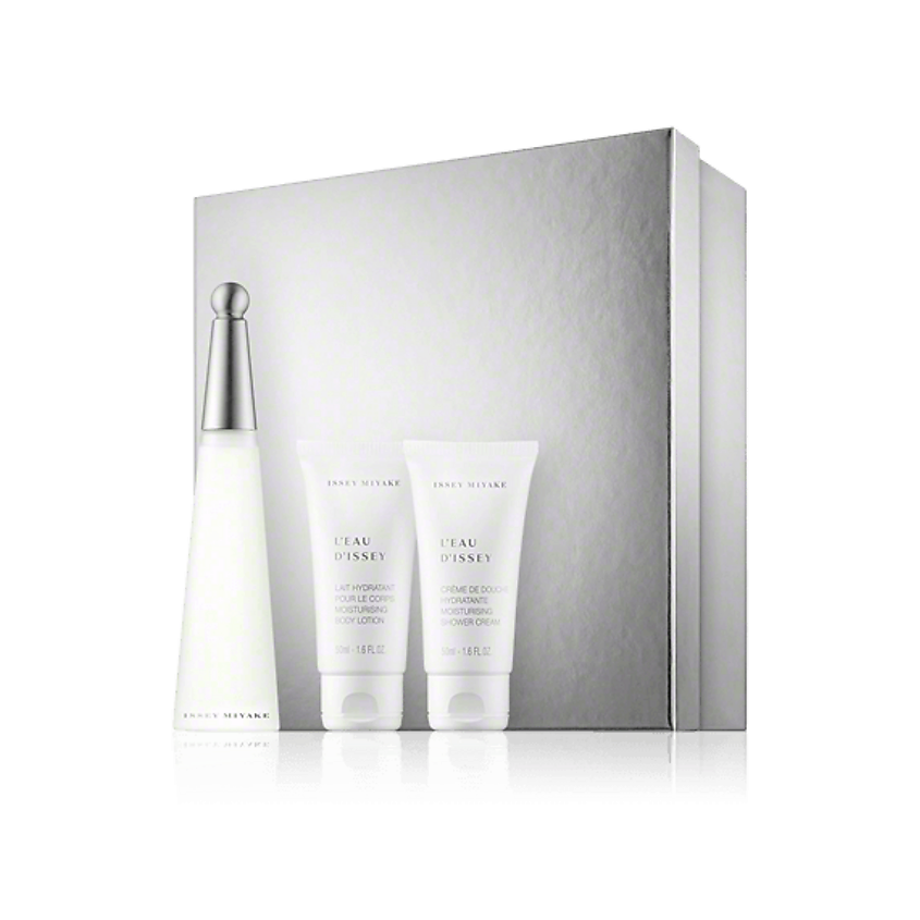 Изображение товара ISSEY MIYAKE Подарочный набор Issey Miyake Туалетная вода+Лосьон, 50 мл+50мл*2шт