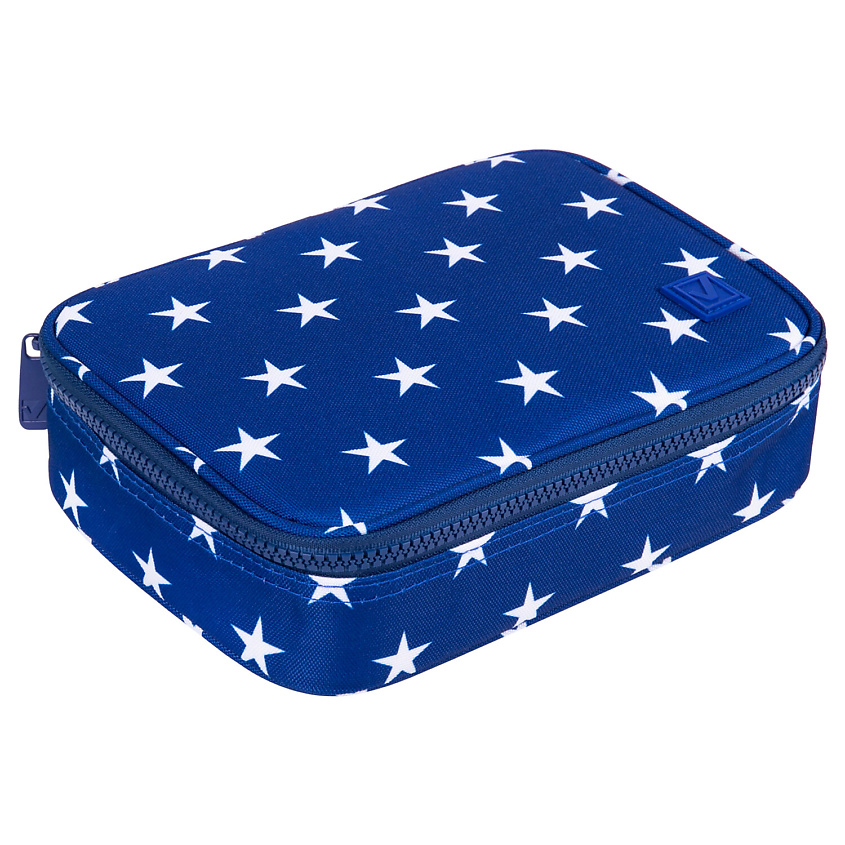 Изображение товара BRAUBERG Пенал-косметичка Stars ткань с увеличенным объемом синяя