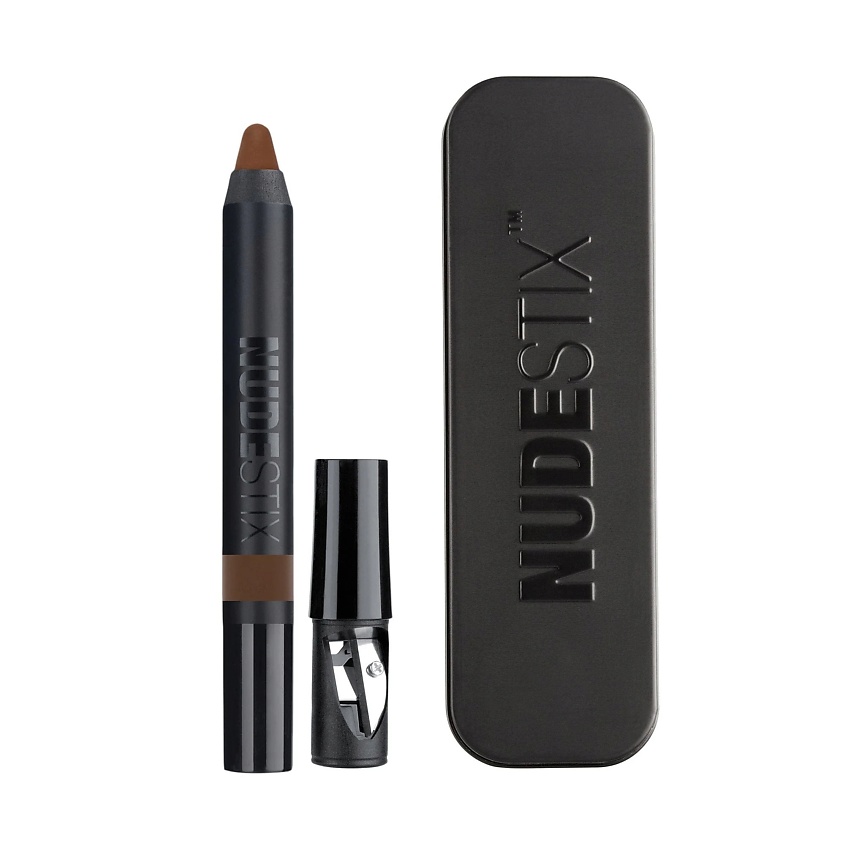 Изображение товара NUDESTIX Magnetic Matte Eye Color тени-карандаш для век Chocolate 11 часов стойкости водостойкие
