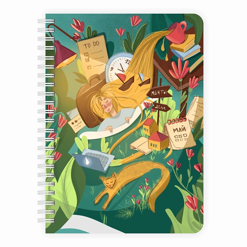 Изображение товара Блокнот в точку REMARKLEE Плановый беспредел А5 Желтый