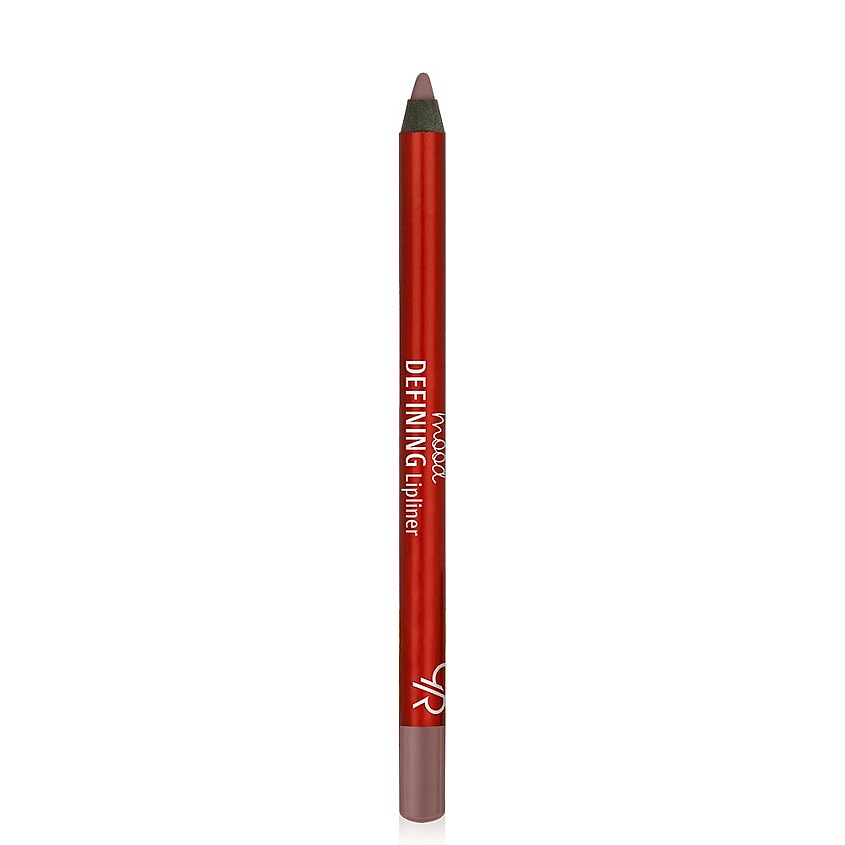 Изображение товара Карандаш для губ GOLDEN ROSE MOOD DEFINING LIPLINER Taupe Brown, стойкий, кремообразный, остроконеч