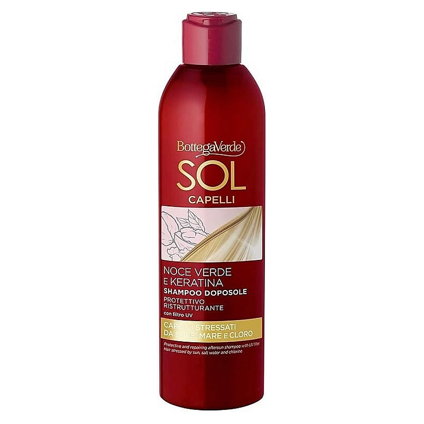 Изображение товара BOTTEGA VERDE Восстанавливающий шампунь Sol Hair Protective & Repairing Aftersun Shampoo, 250 мл