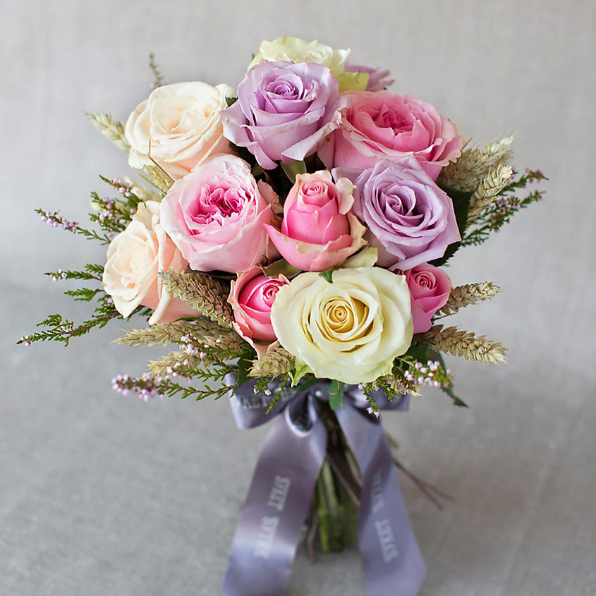 Изображение товара Моно-букет из роз Прованс - нежные цветы в подарок