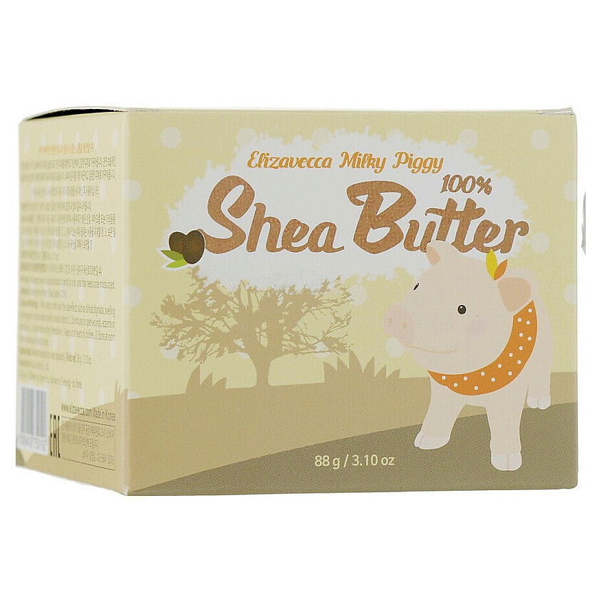 Изображение товара ELIZAVECCA Масло ши для лица и тела Elizavecca Milky Piggy Shea Butter 100%, 88 мл