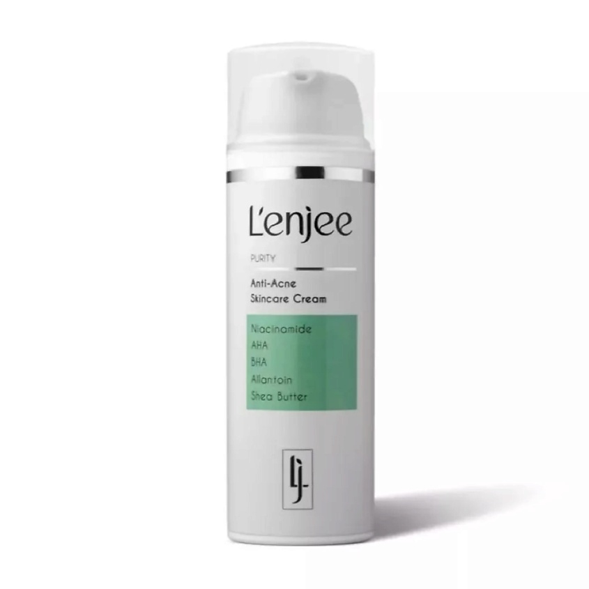 Изображение товара L'ENJEE Крем для проблемной кожи лица с ниацинамидом и AHA/BHA-кислотами, 1 шт.