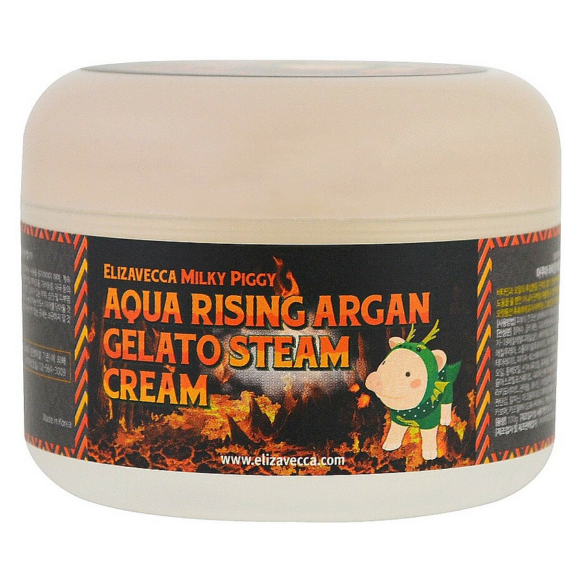 Изображение товара ELIZAVECCA Увлажняющий крем для лица Aqua Rising Argan Gelato Steam Cream, 100 мл