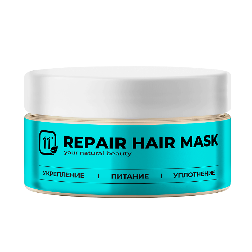 Изображение товара 11I PROFESSIONAL Маска для волос SOS-восстановление и укрепление с кератином и аргановым маслом, 300 мл