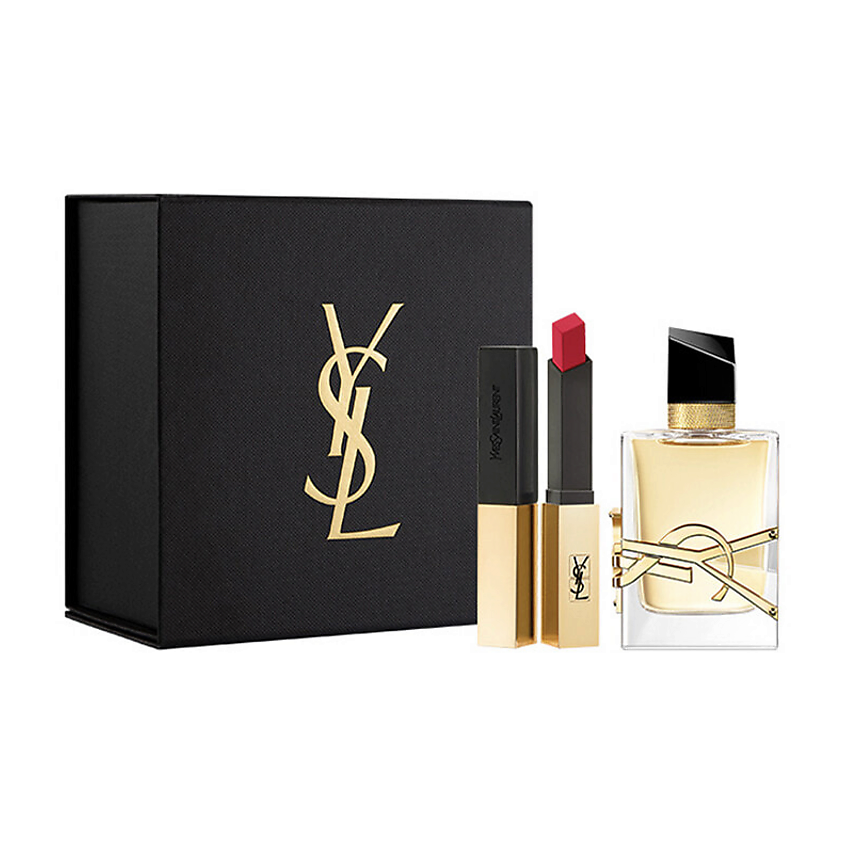 Изображение товара YVES SAINT LAURENT Набор YSL Rouge Pur Couture The Slim Matte + Парфюмерная вода Libre, № 21 + 50 мл
