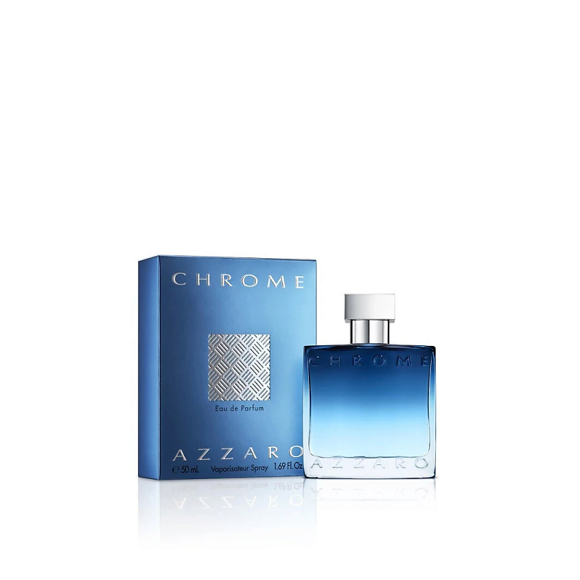 Изображение товара AZZARO Chrome Eau de Parfum 50 мл мужская свежая фужерная парфюмерная вода