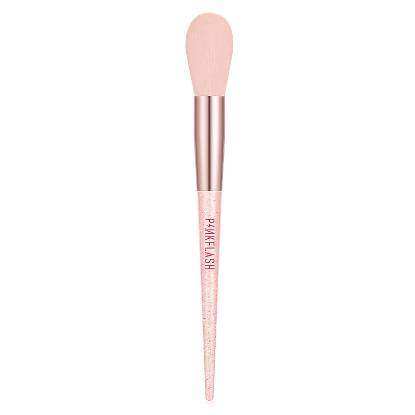 Изображение товара Профессиональная скошенная кисть для контуринга PINK FLASH Blush brush для лица