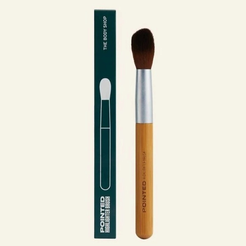 Изображение товара Кисть для хайлайтера THE BODY SHOP Pointed Highlighter Brush коричневая