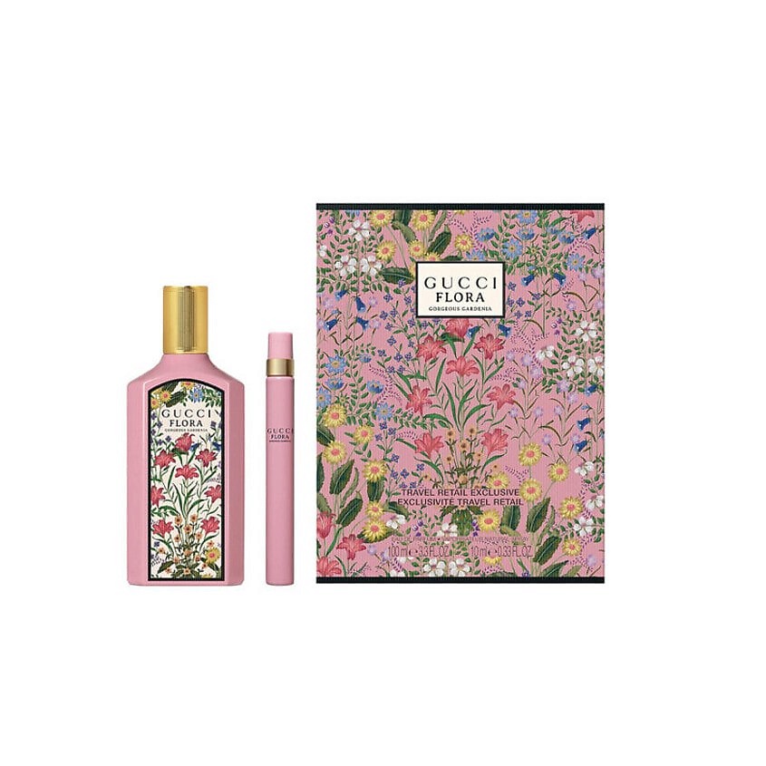 Изображение товара Парфюмерный набор Gucci Flora Gorgeous Gardenia 100 мл + 10 мл мини