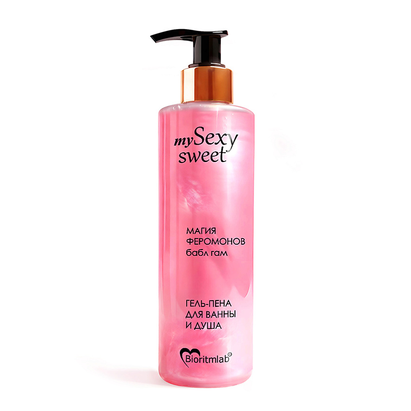 Изображение товара Гель-пена для душа и ванны SEXY SWEET с ароматом бабл гам и феромонами 1 шт