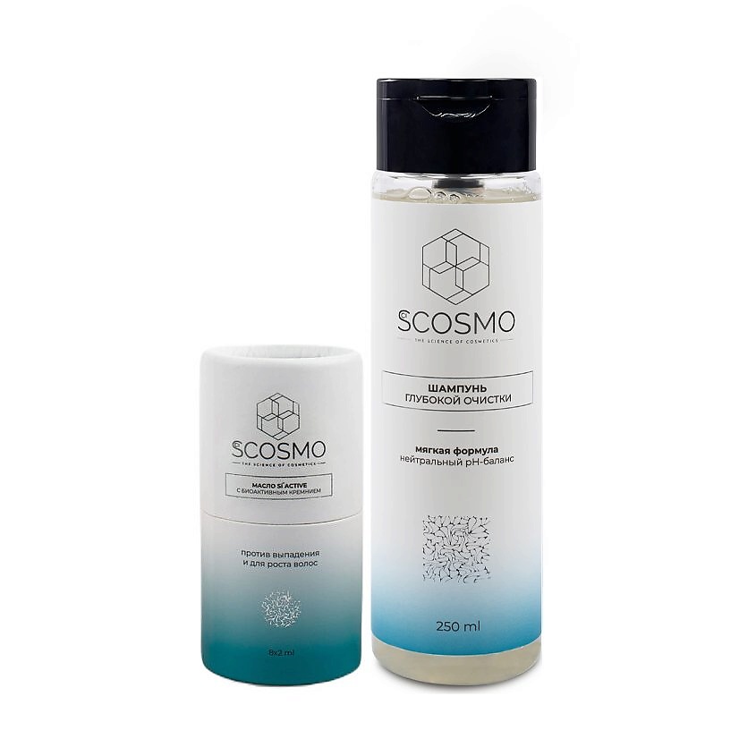 Изображение товара Набор против выпадения волос шампунь и масло SCICOSMO для укрепления и регенерации