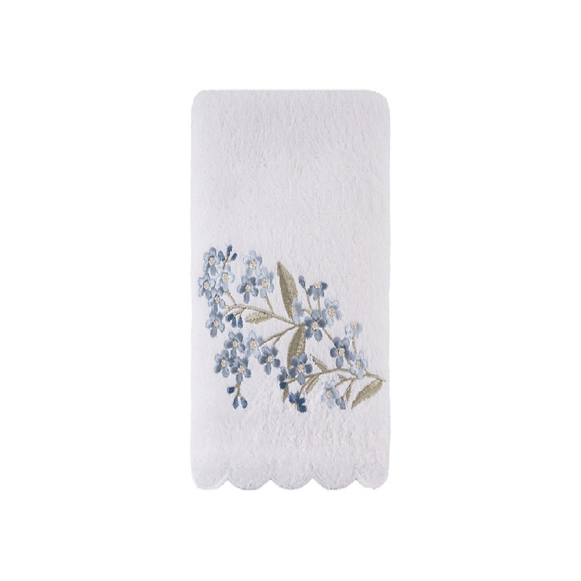Изображение товара ARYA HOME COLLECTION Полотенце 70x140 с Вышивкой Myosotis, Белый