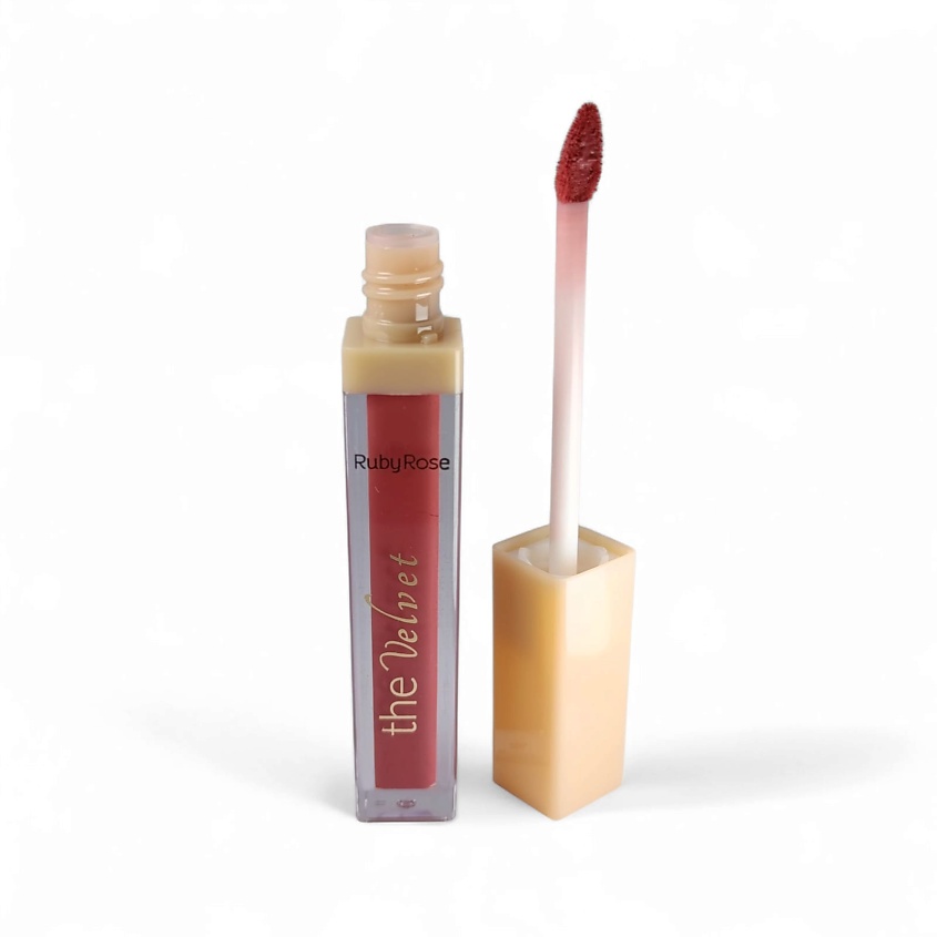 Изображение товара Ruby Rose бархатный блеск для губ розовый насыщенный пигмент