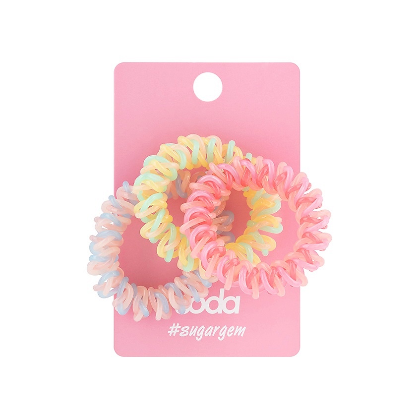 Изображение товара Набор резинок для волос SODA FANTASY #sugargem 3 шт. яркий аксессуар для девочек и женщин