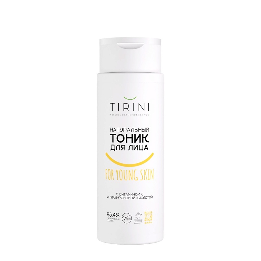 Изображение товара TIRINI Натуральный тоник для лица с витамином С и гиалуроновой кислотой, 1 шт.