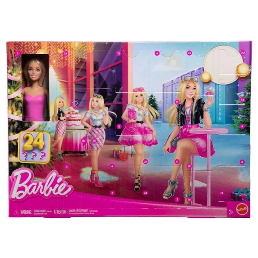 Изображение товара MATTEL Адвент-календарь Barbie 2025, 24 шт.