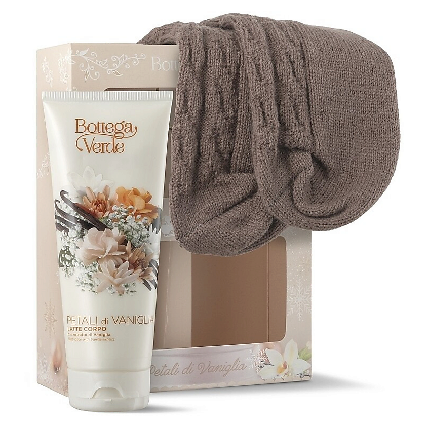 Изображение товара BOTTEGA VERDE Подарочный набор Vanilla Petals: Лосьон для тела + Носки, 200 мл + 1 шт.