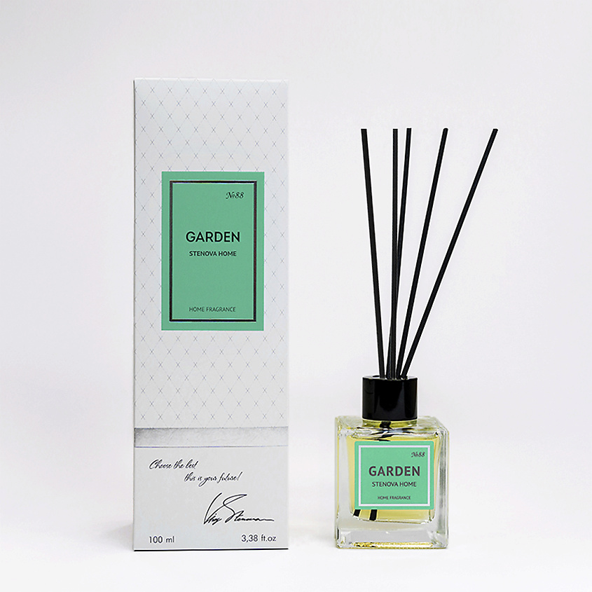 Изображение товара STENOVA HOME Аромадиффузор с палочками GARDEN №88, 100 мл