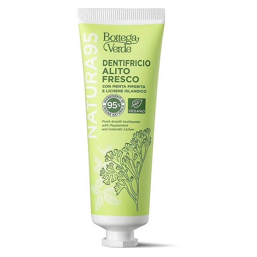 Изображение товара Bottega Verde Fresh Breath Toothpaste - освежение дыхания, 75 мл