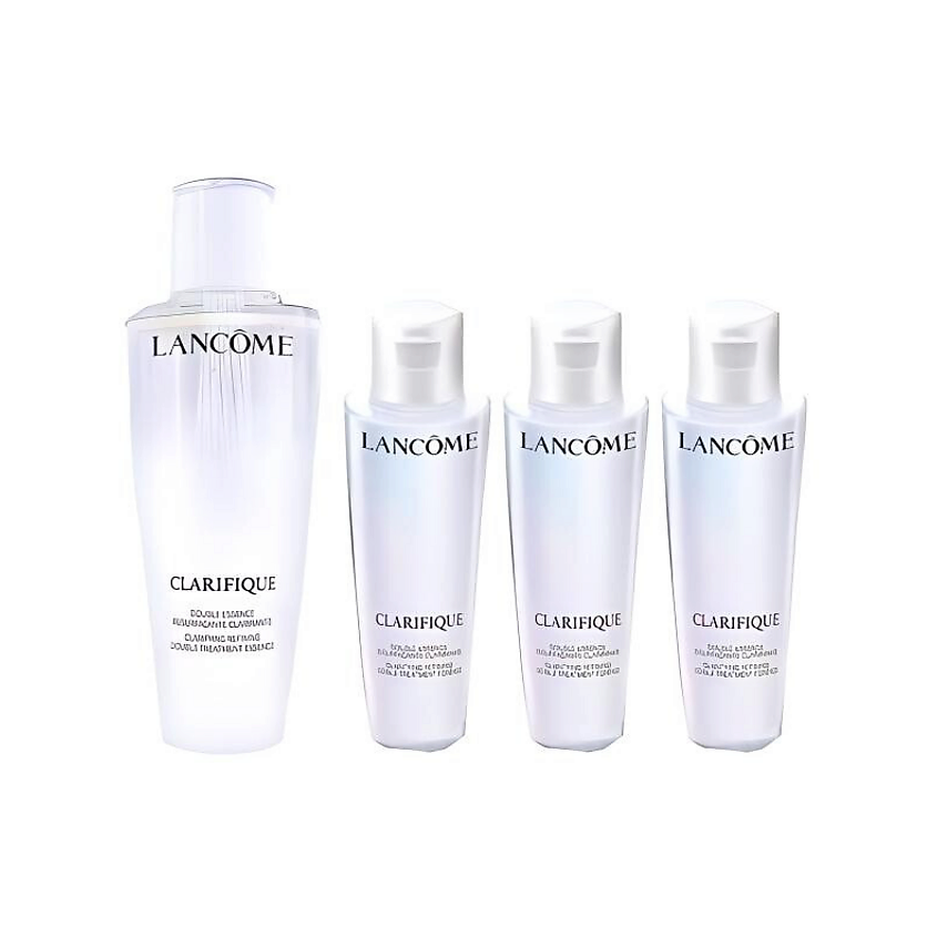 Изображение товара LANCOME Набор для отшелушивания и выравнивания тона Clarifique Double Treatment Essence, 250 мл + 3*50 мл