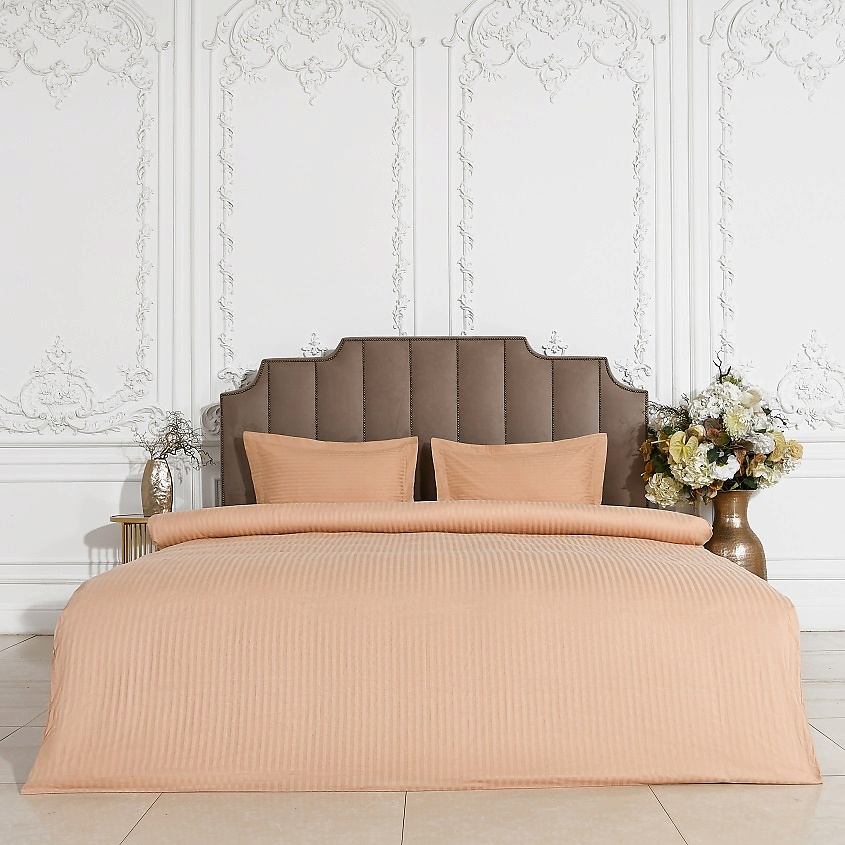 Изображение товара Постельное бельё Arya Otel 1.5 сп 160x220 хлопковый атлас Золотой